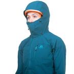 ME-006819_Squall_Hooded_Womens_Jacket_ME-01590_Deep_Teal_Hood_Up_Helmet-4028-2 - Medium